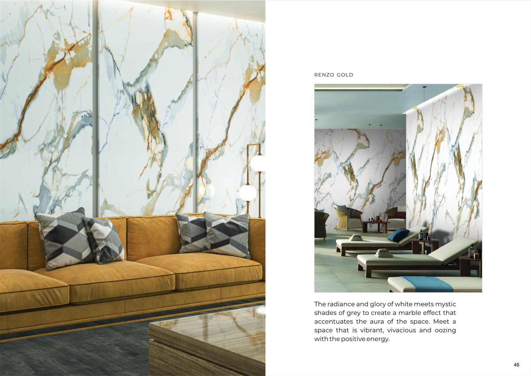 Porcelain 1200x3200mm Glossy Slab - 7